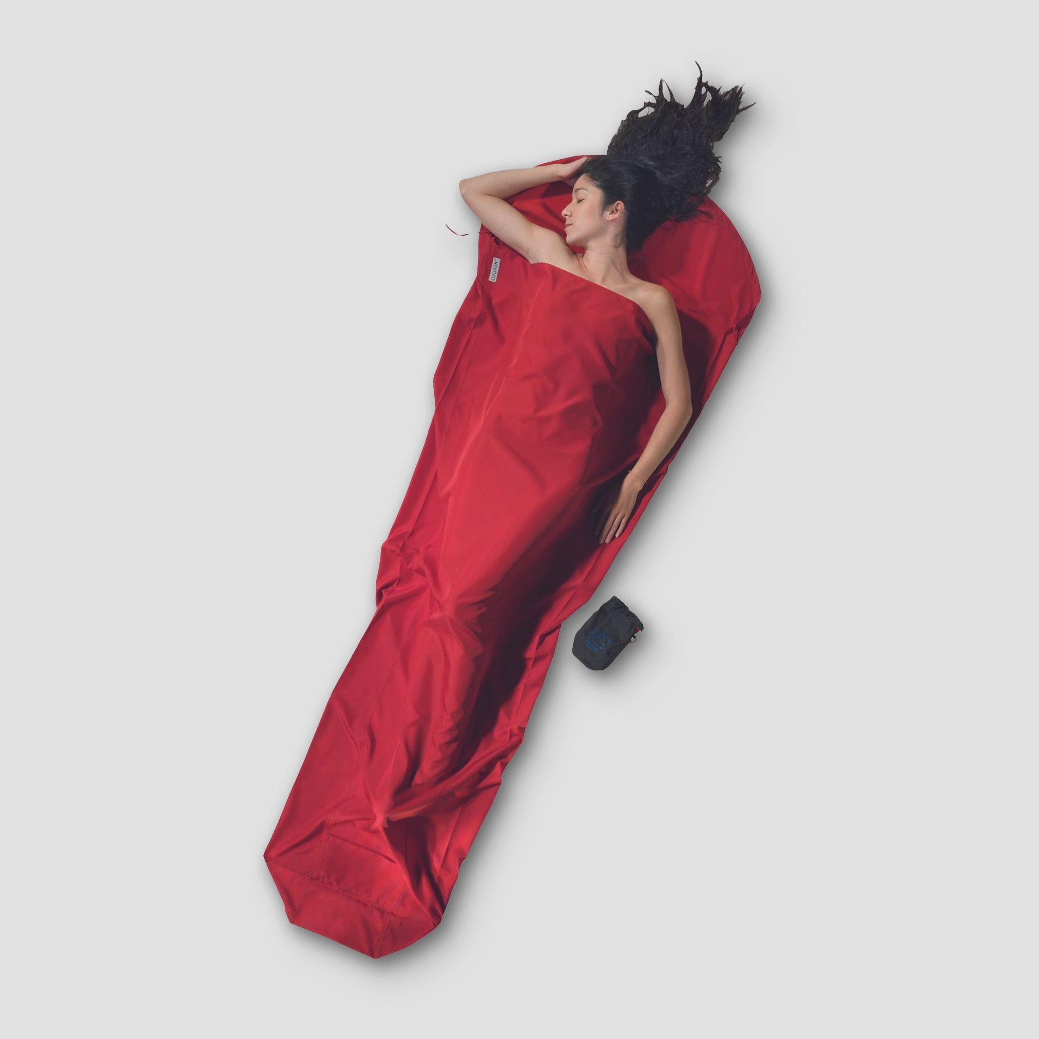 COCOON MummyLiner™ microfiber sleeping bag liner, lightweight and soft for added comfort and warmth during camping or travel.