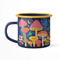 Midnight Mushroom Enamel Mug 16oz - OVERLANDERS Outfitter