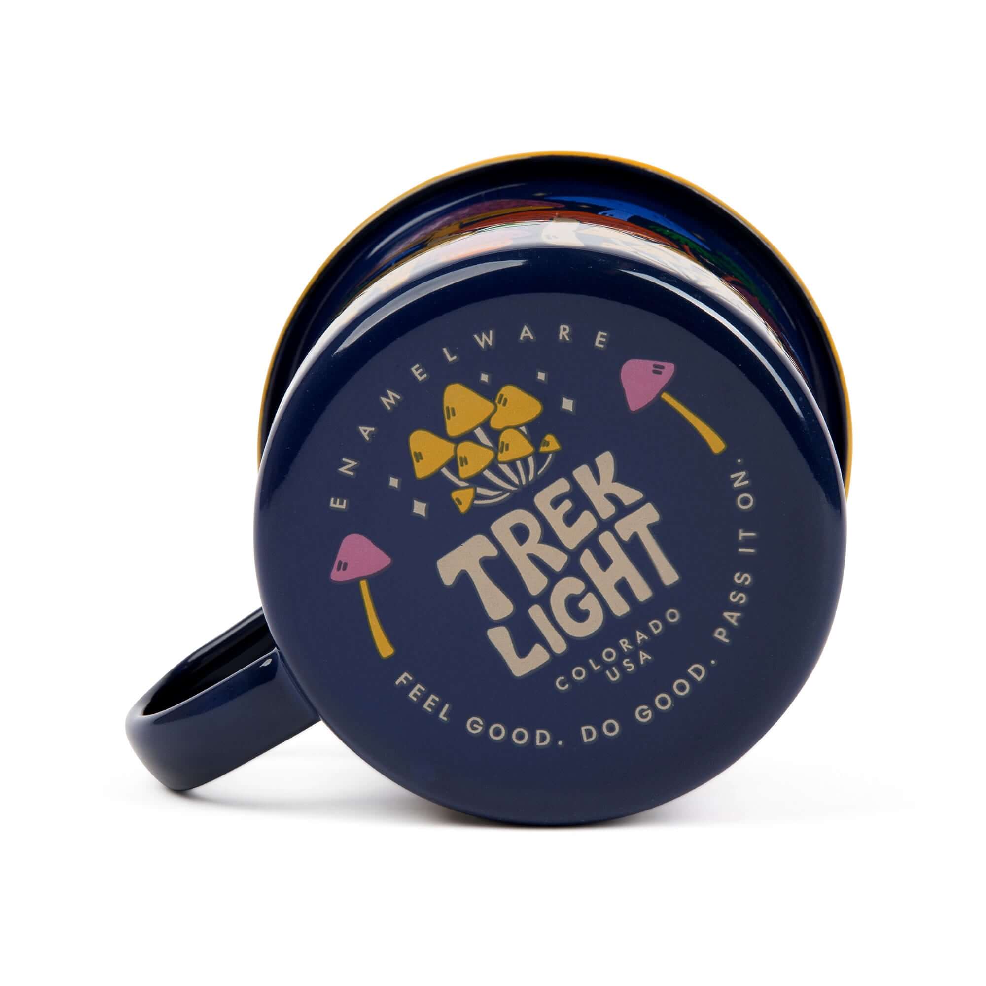 Midnight Mushroom Enamel Mug 16oz - OVERLANDERS Outfitter