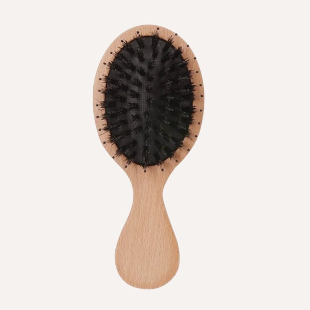 Tilley + Me Mini Detangle Bamboo Travel Hairbrush – Compact & Gentle on Hair - OVERLANDERS Outfitter