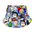 Peter Grimm Peanuts Major Characters cotton bucket hat featuring popular Peanuts characters and playful design.