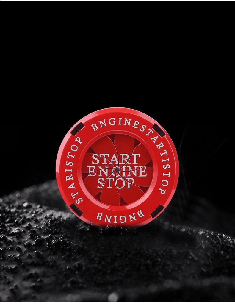 Customizable Bean's Moto Booth motorcycle igniter cover with central logo, featuring a sleek design for motorcycle ignition systems.