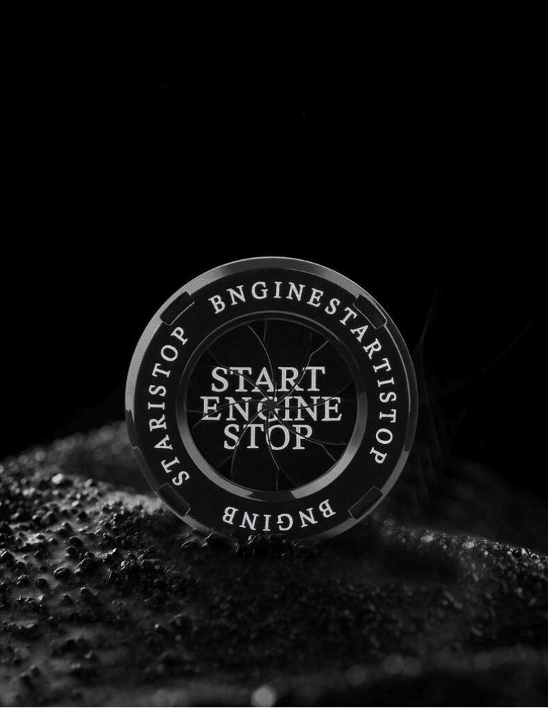 Customizable Bean's Moto Booth motorcycle igniter cover with central logo, designed to fit and protect ignition components.