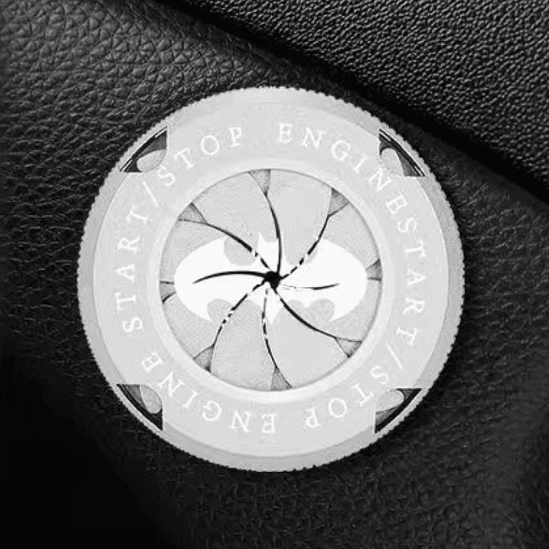Customizable Bean's Moto Booth motorcycle igniter cover with central logo, featuring a sleek design for engine protection.
