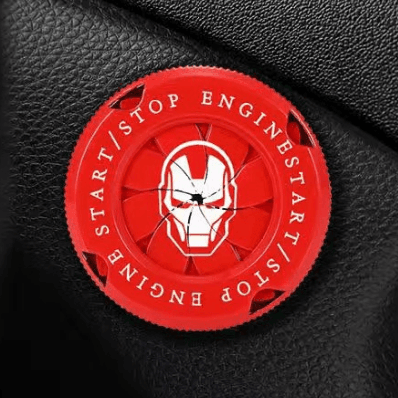 Customizable Bean's Moto Booth motorcycle igniter cover with central logo, featuring a sleek design and durable material.