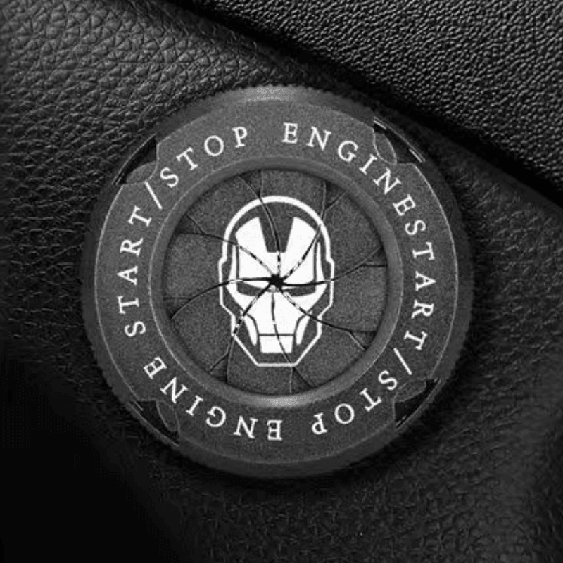 Customizable Bean's Moto Booth motorcycle igniter cover with central logo, featuring a sleek design for engine protection.