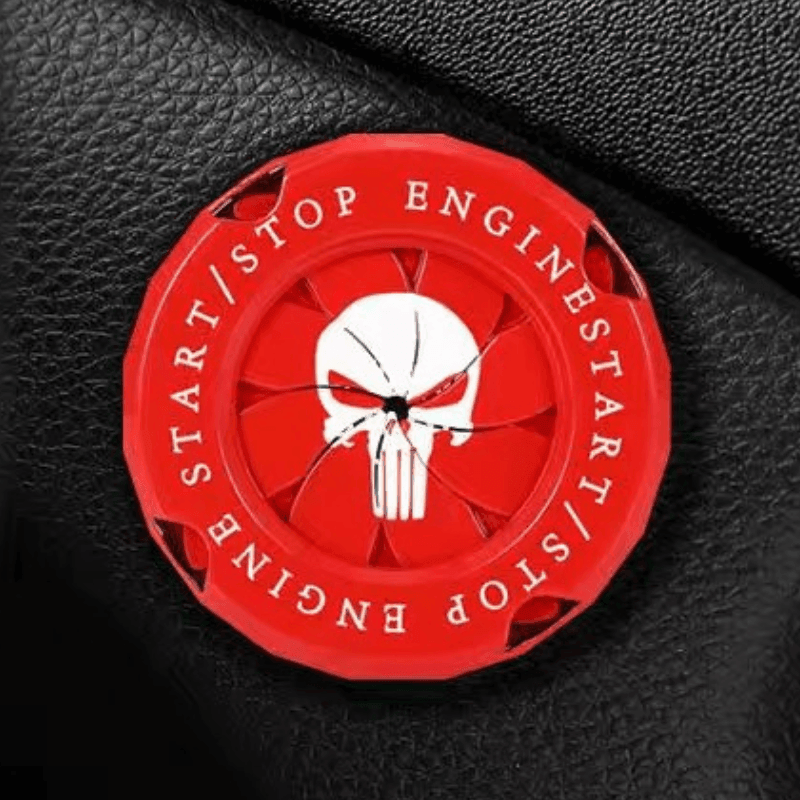 Customizable Bean's Moto Booth motorcycle igniter cover with central logo, featuring a sleek design for motorcycle ignition systems.