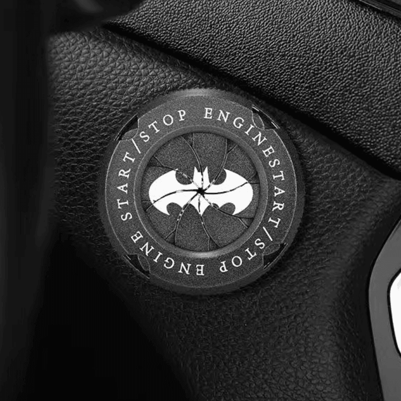 Customizable Bean's Moto Booth motorcycle igniter cover with a central logo, featuring a sleek design and durable material.