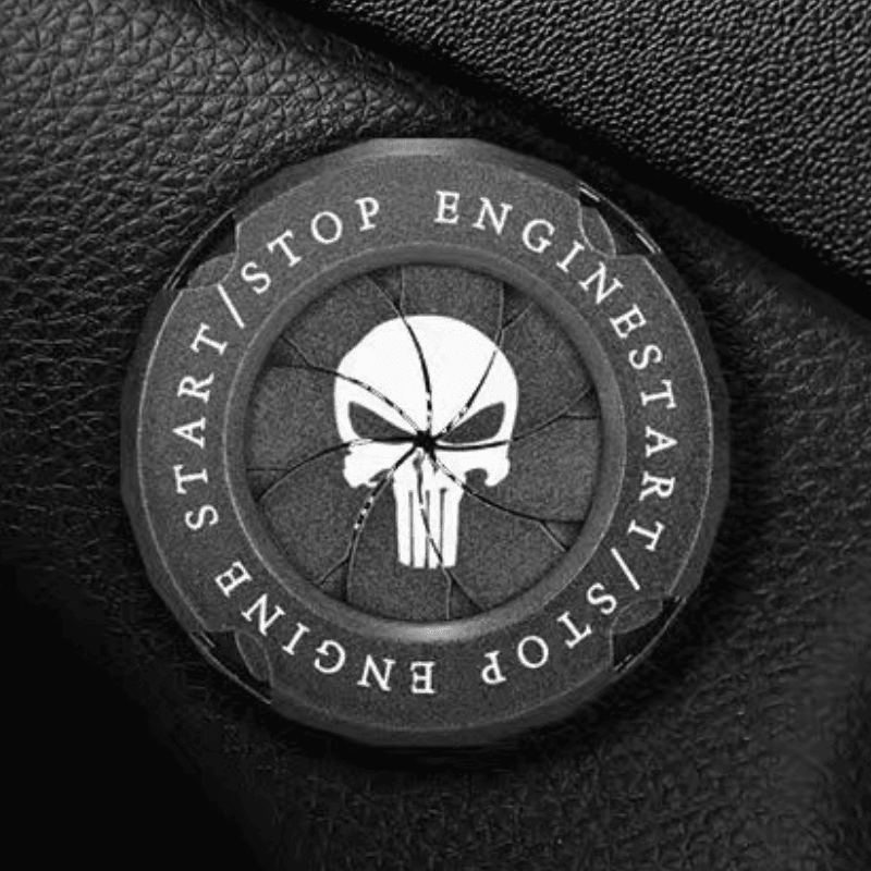 Customizable Bean's Moto Booth motorcycle igniter cover with central logo, designed to fit and protect ignition components.