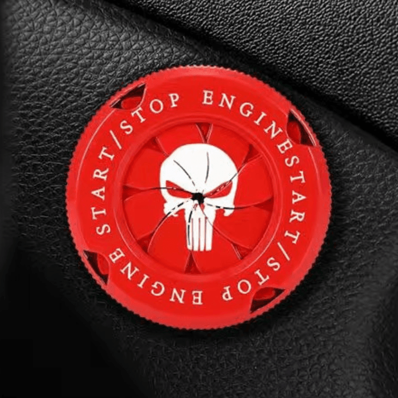 Customizable Bean's Moto Booth motorcycle igniter cover with central logo, featuring durable design and sleek finish.