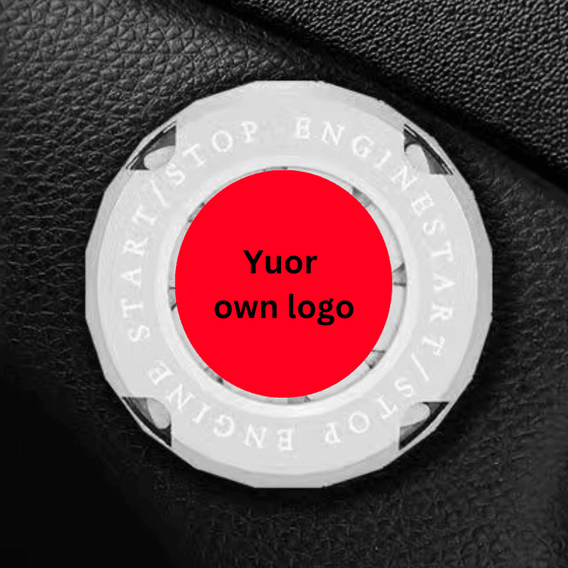 Customizable Bean's Moto Booth motorcycle igniter cover with a central logo, designed to fit and protect igniter components.