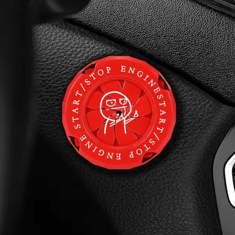 Customizable motorcycle igniter cover with central logo from Bean's Moto Booth, featuring a sleek design for motorcycle engines.