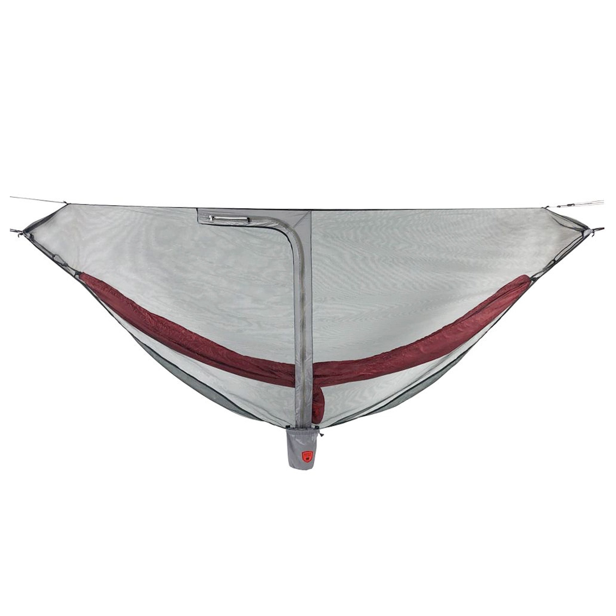 GrandTrunk MOZZY LITE Hammock Bug Net providing protection from insects, showcasing lightweight mesh design and suspension features.