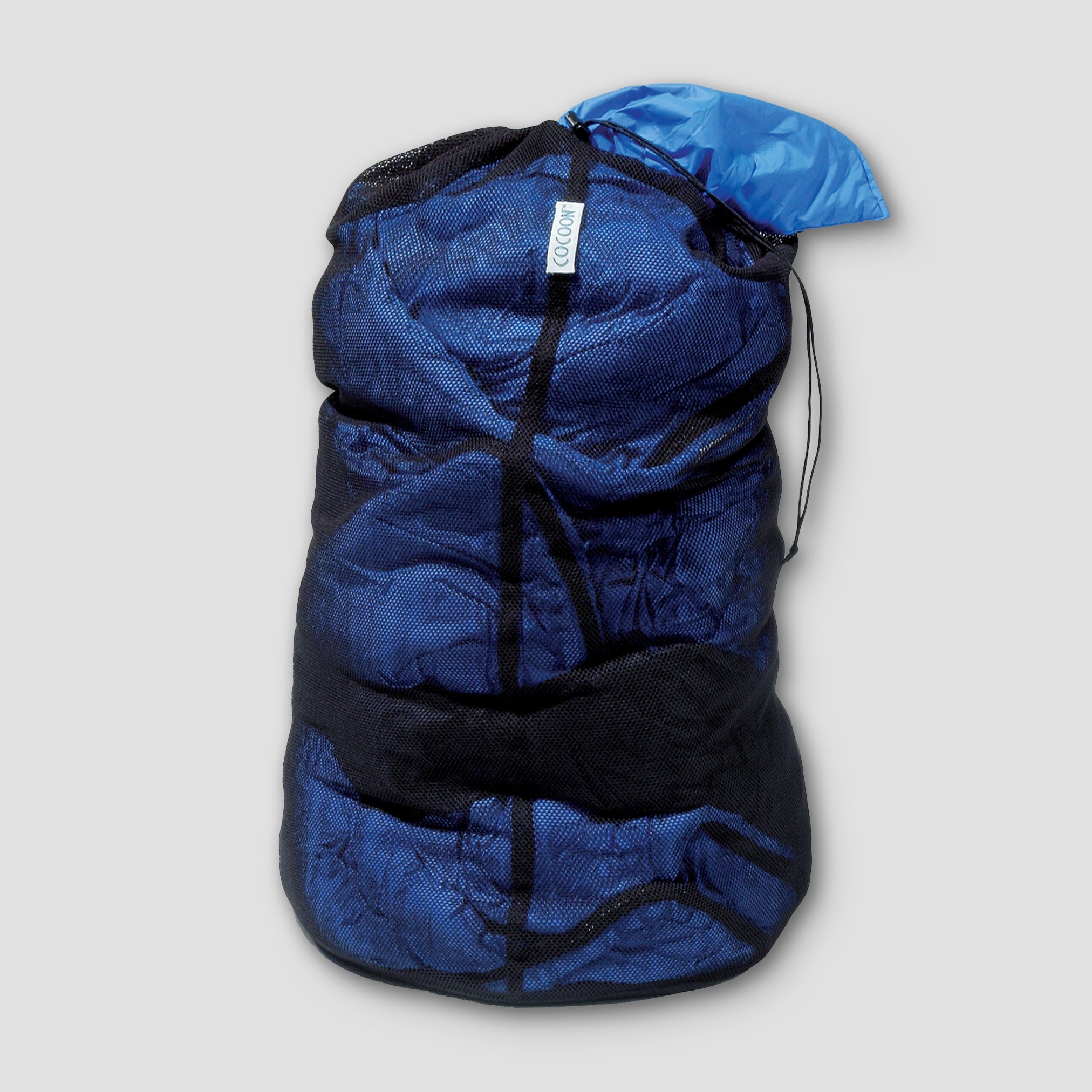 COCOON mesh storage sack for camping and hiking, lightweight and breathable for organizing gear in outdoor adventures.