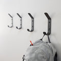 Crozet Multipurpose Wall Hooks | 4-Pack | Black - OVERLANDERS Outfitter