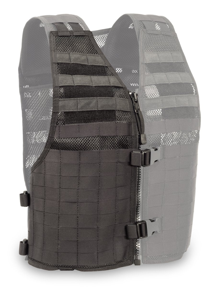 Elite Survival Systems MVP Tactical Vest with MOLLE panel, featuring adjustable straps and multiple attachment points.