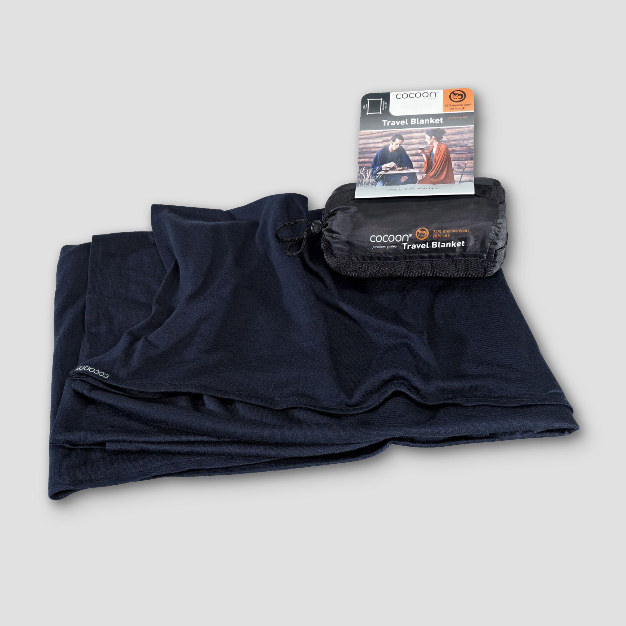 Travel Blanket Merino Wool / Silk Blend - We The Collective