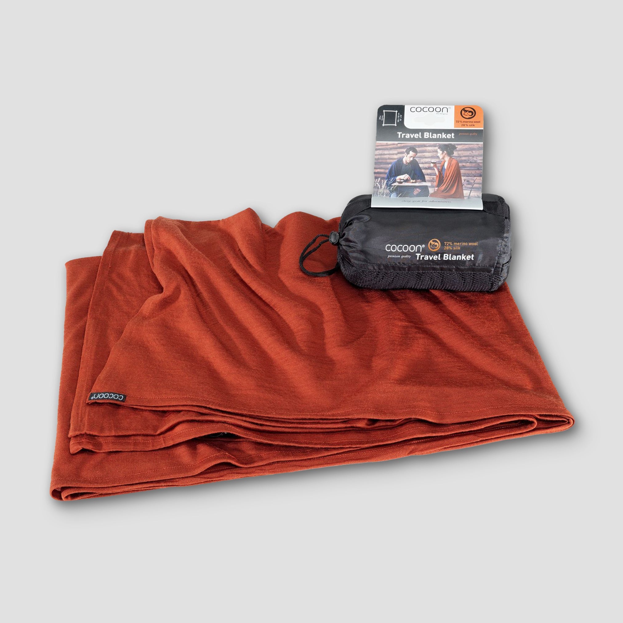 Travel Blanket Merino Wool / Silk Blend - We The Collective