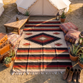 Tan Mexican Diamond Yoga Blanket - OVERLANDERS Outfitter