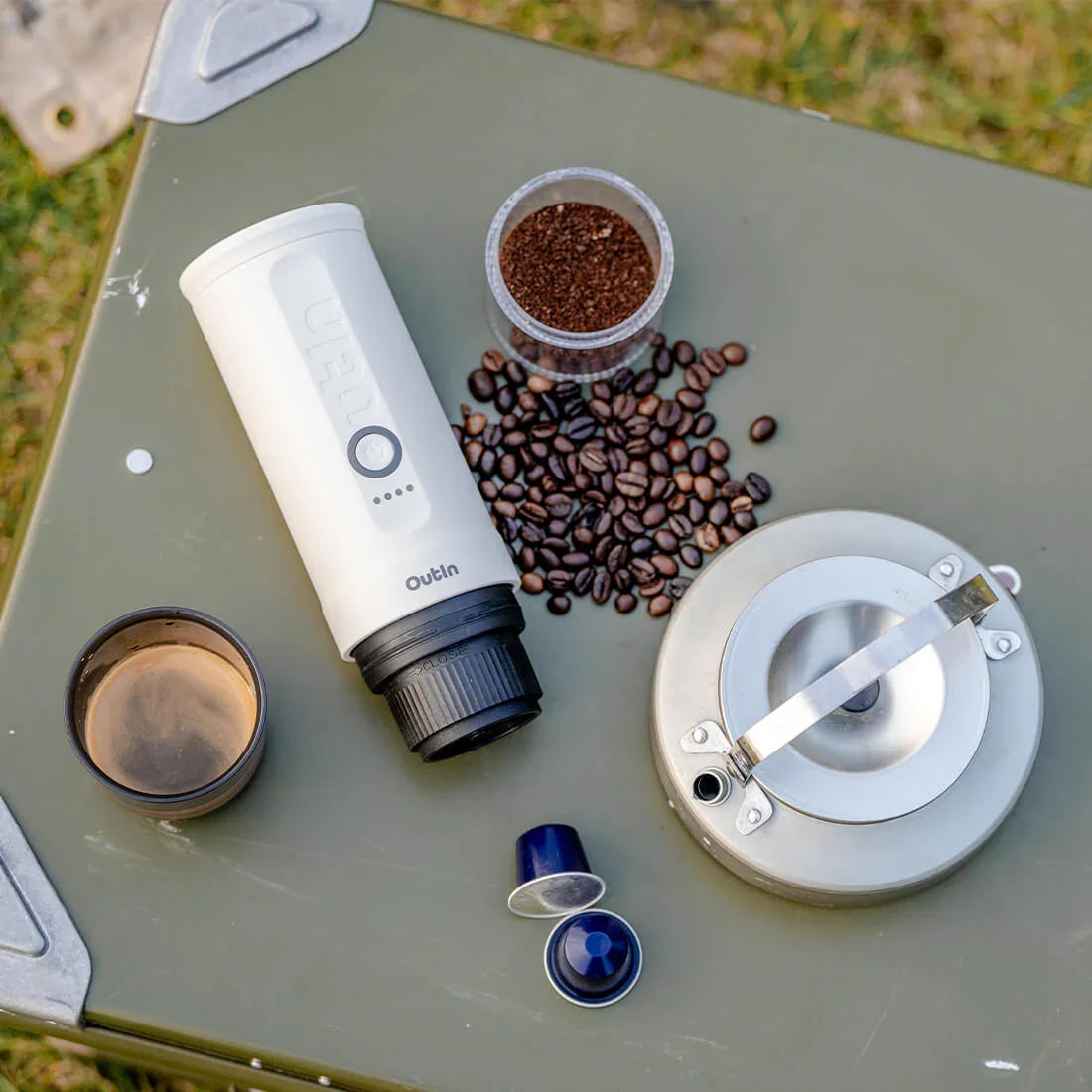 Nano Portable Espresso Machine (Pearl White) - OVERLANDERS Outfitter