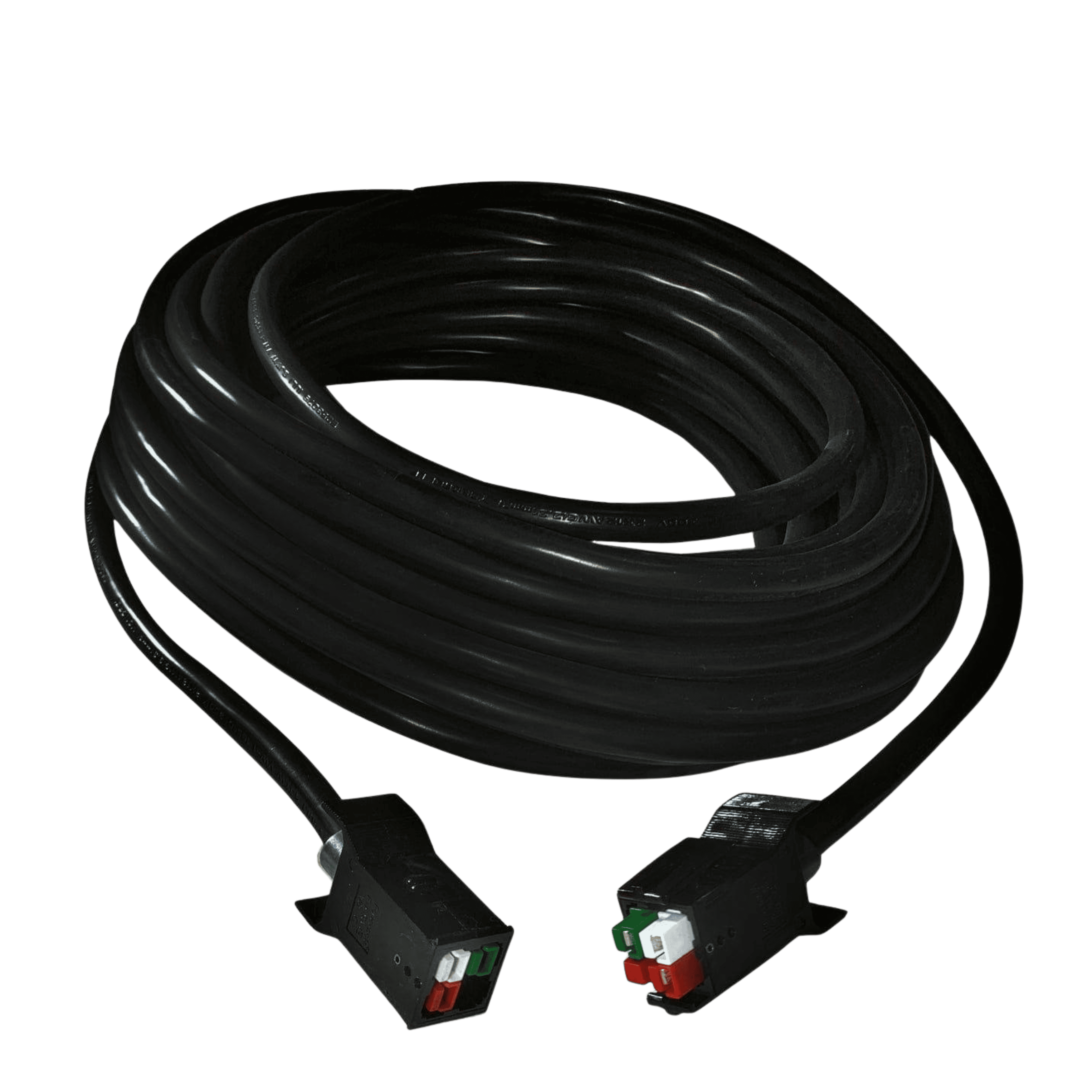 Nature's Generator 50ft solar panel extension cable for connecting solar panels to generators outdoors.