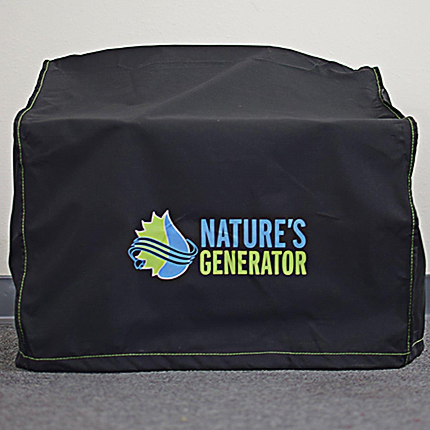 Nature's Generator protective cover for single unit, weather-resistant accessories to safeguard the generator from outdoor elements.