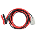 Nature's Generator Elite jumpstart cable for battery assistance, shown connected to a portable power system.