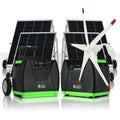 Green Vista Living Nature's Generator Elite Platinum WE System with portable generator and accessories for backup power.