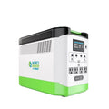 Green Vista Living Nature's Generator Lithium 1800 power station with digital display and multiple charging ports