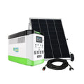Green Vista Living Nature's Generator Lithium 1800 Gold portable generator with digital display and multiple power outlets.