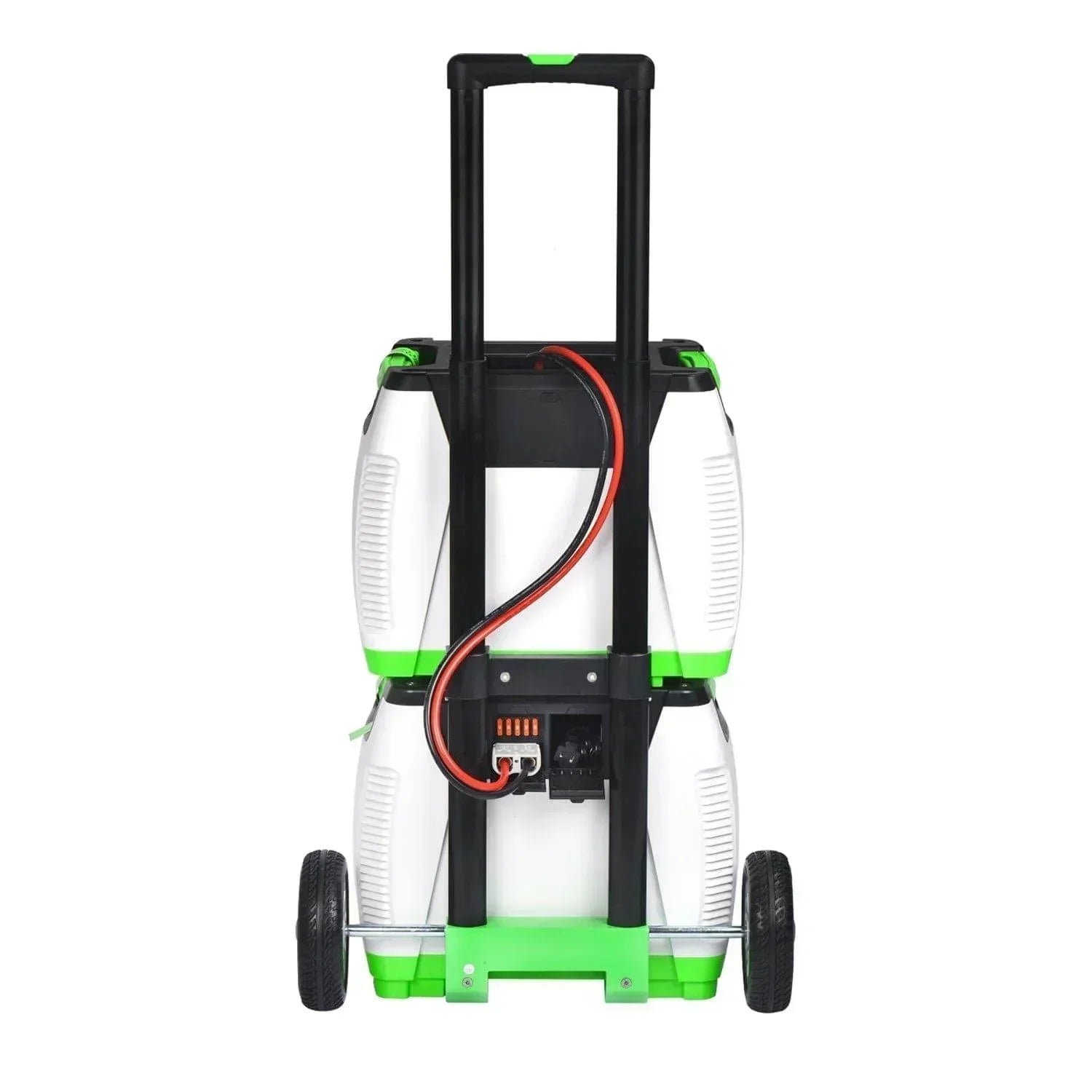 Green Vista Living Nature's Generator Platinum PE System, portable solar generator with multiple outlets and control panel.