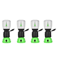 Nature's Generator 400 Lumens Power Light 4 pack, showcasing compact lights with bright illumination in a dark setting.