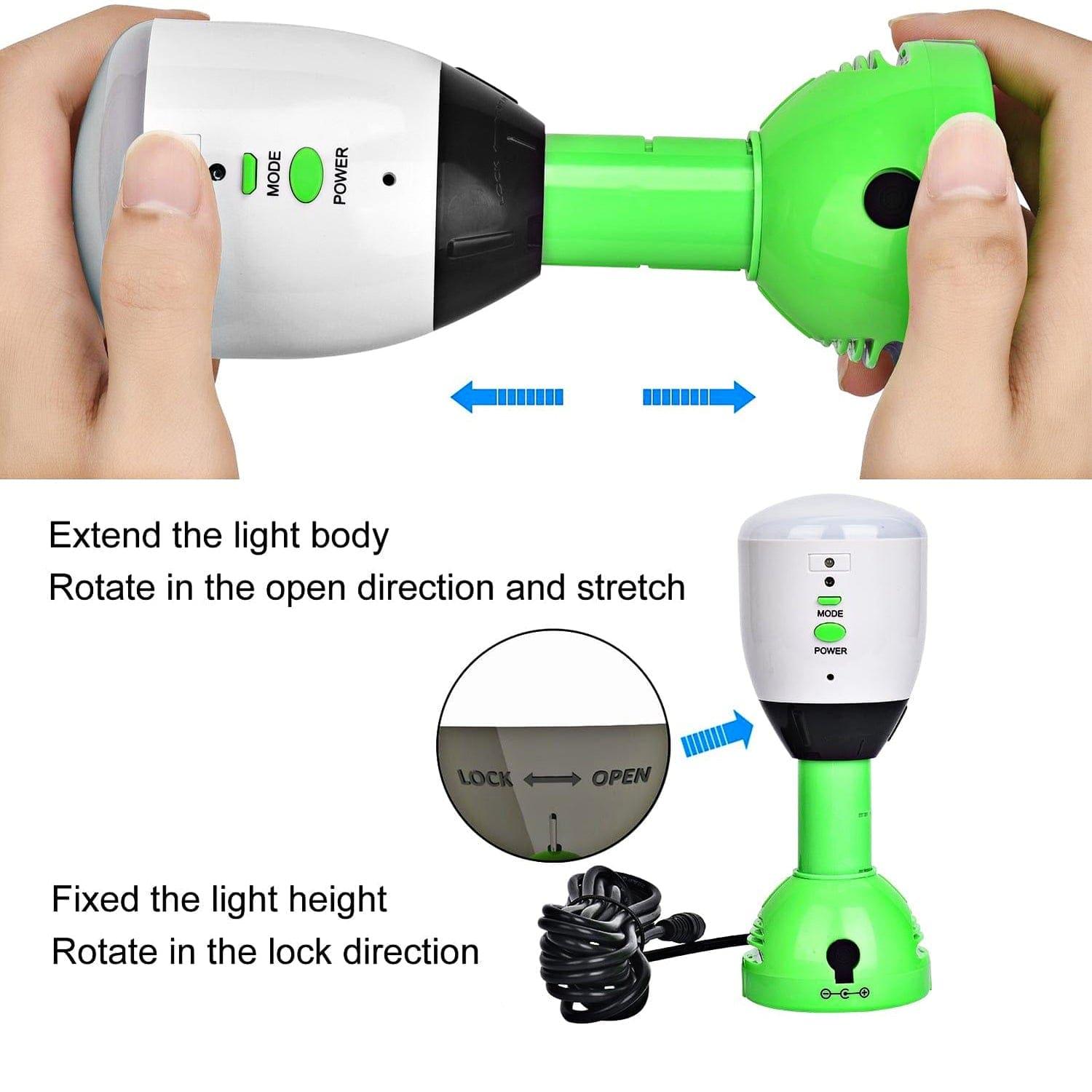 Nature's Generator 400 Lumens Power Light 4 pack showcasing compact, bright lights ideal for outdoor and emergency use.