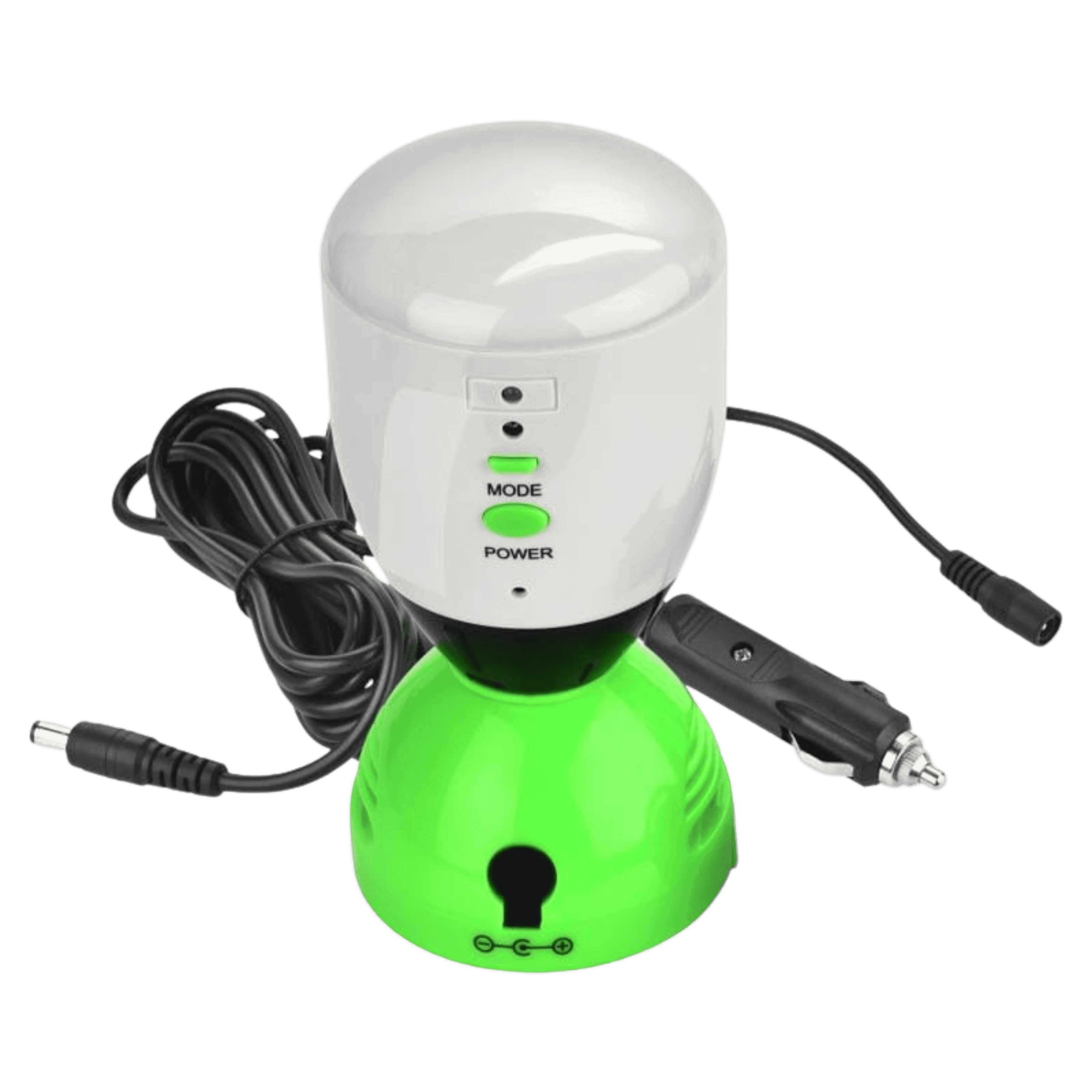 Nature's Generator 400 Lumens power light, portable electronic device with bright LED illumination for outdoor or emergency use.