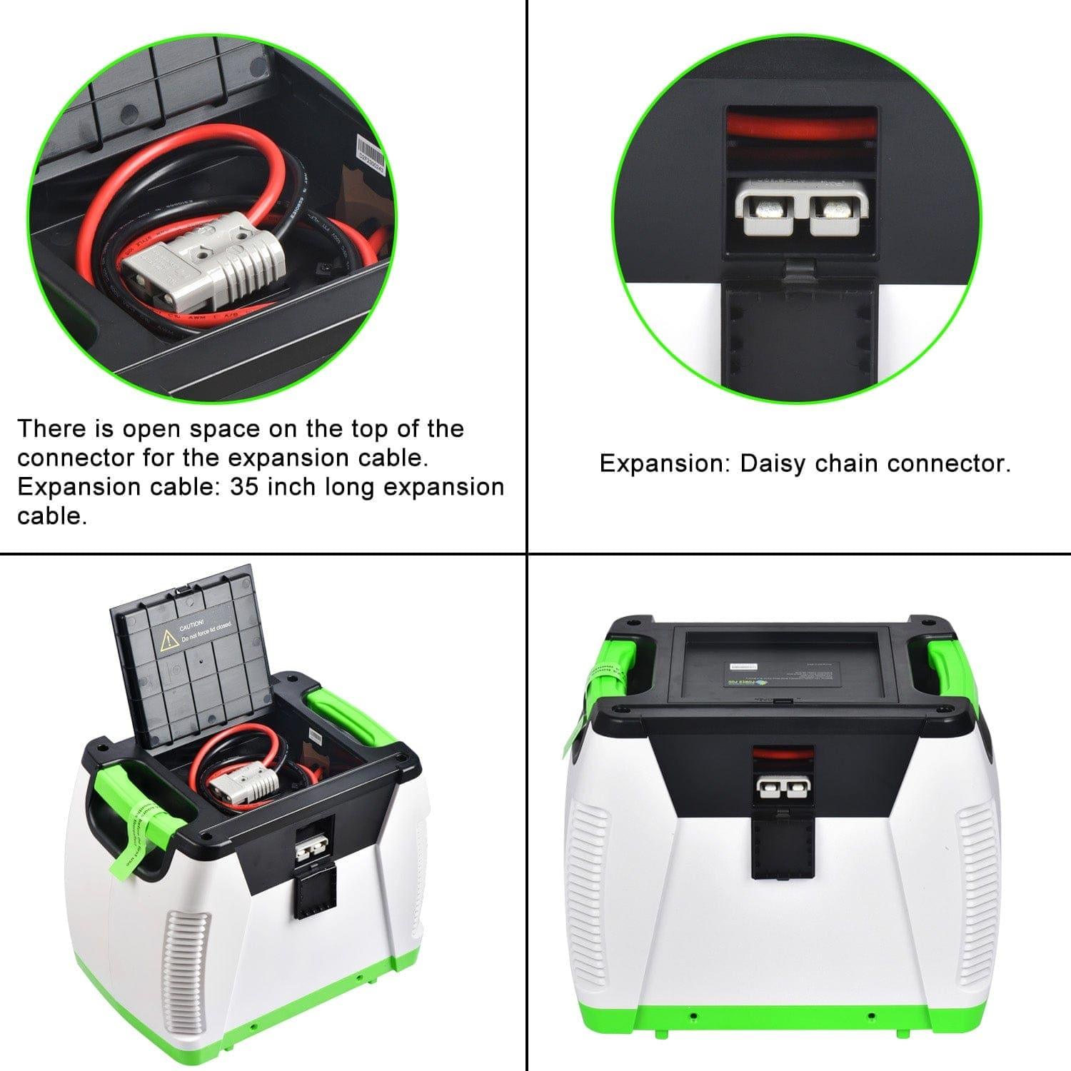 Nature's Generator Power Pod portable power device with multiple outlets and compact design for portable energy storage.