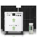 Green Vista Living Nature’s Generator Powerhouse Platinum PE System, portable generator with multiple outlets and digital display.