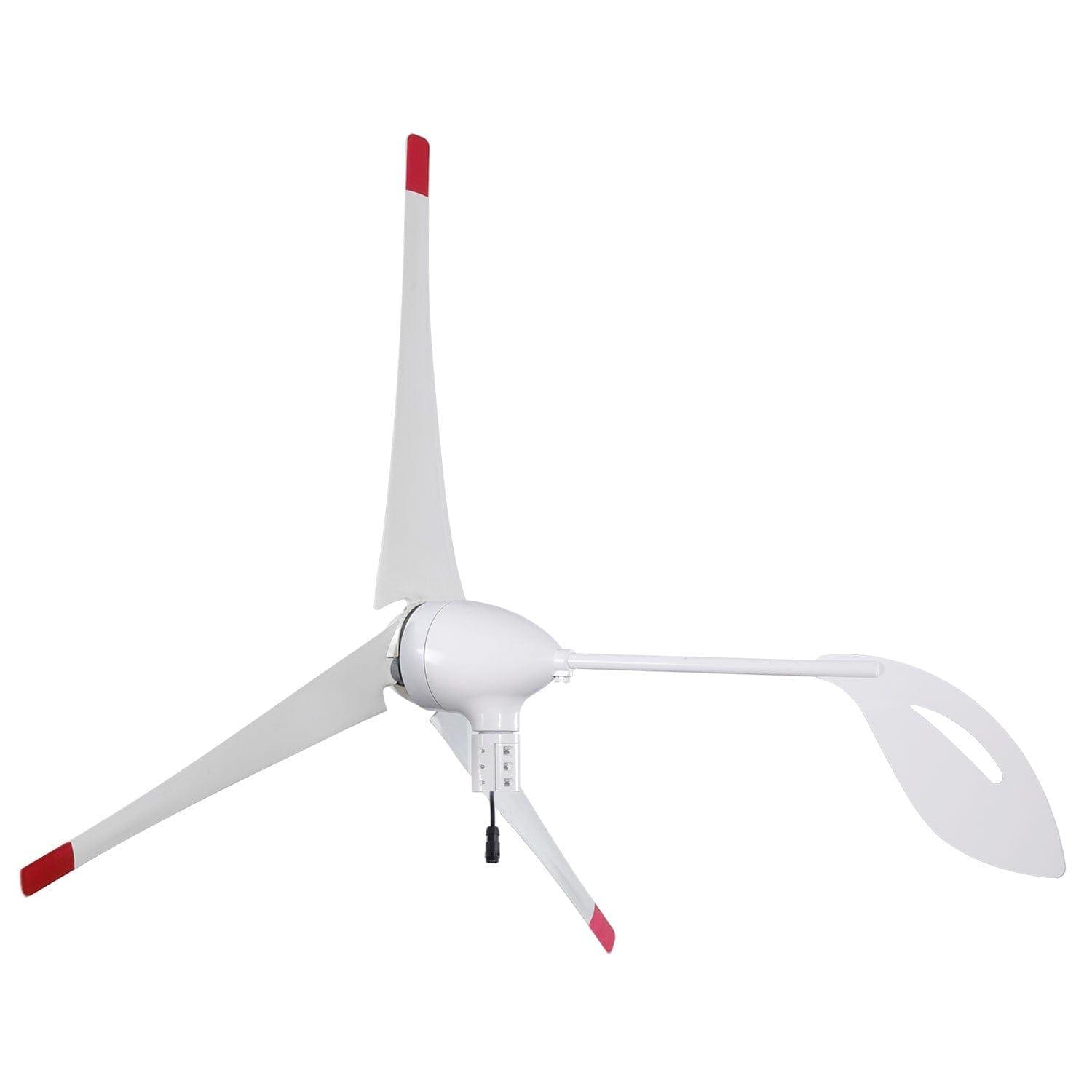 Nature's Generator Powerhouse V2 Solar and Wind Generator with platinum plus WE system, featuring solar panels and wind turbines.