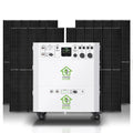 Green Vista Living Nature’s Generator Powerhouse Platinum System, portable generator with multiple outlets and digital display.
