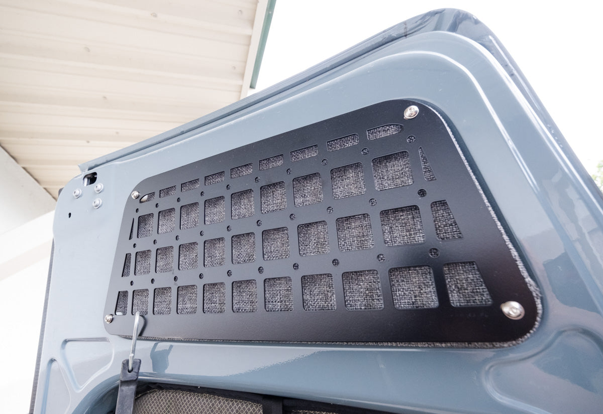 The Original Rear Door Modular MOLLE Storage Panel for Mercedes Sprinter (2019+) by FreedomVanGo - OVERLANDERS Outfitter