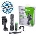 SFT2 Tactical TA30C Max Package flashlight with mounted light, showcasing a sleek design and 3000 lumens brightness.