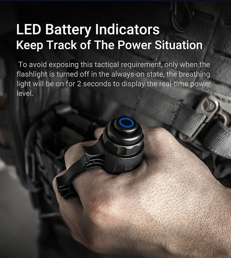 SFT2 Tactical TA30C flashlight mounted light package with 1600 lumens, showcasing compact design and powerful beam.