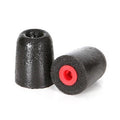 HCC Tactical NFMI replacement ear tips for hearing protection and communication, shown on a black background.