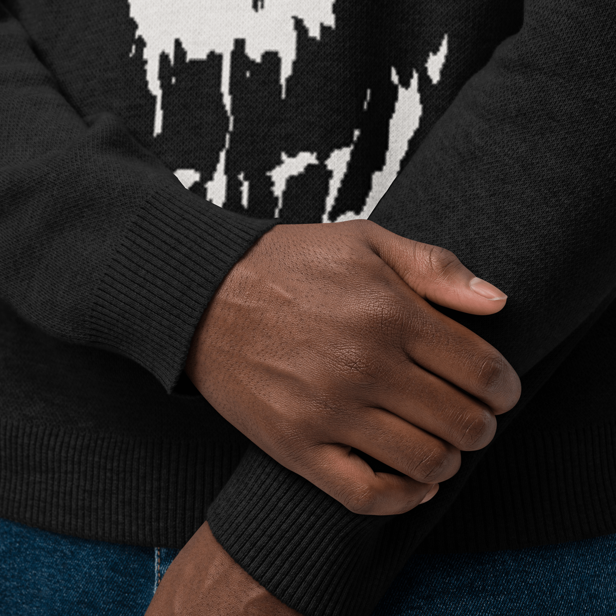 Night Terrors Knit Crewneck Sweater