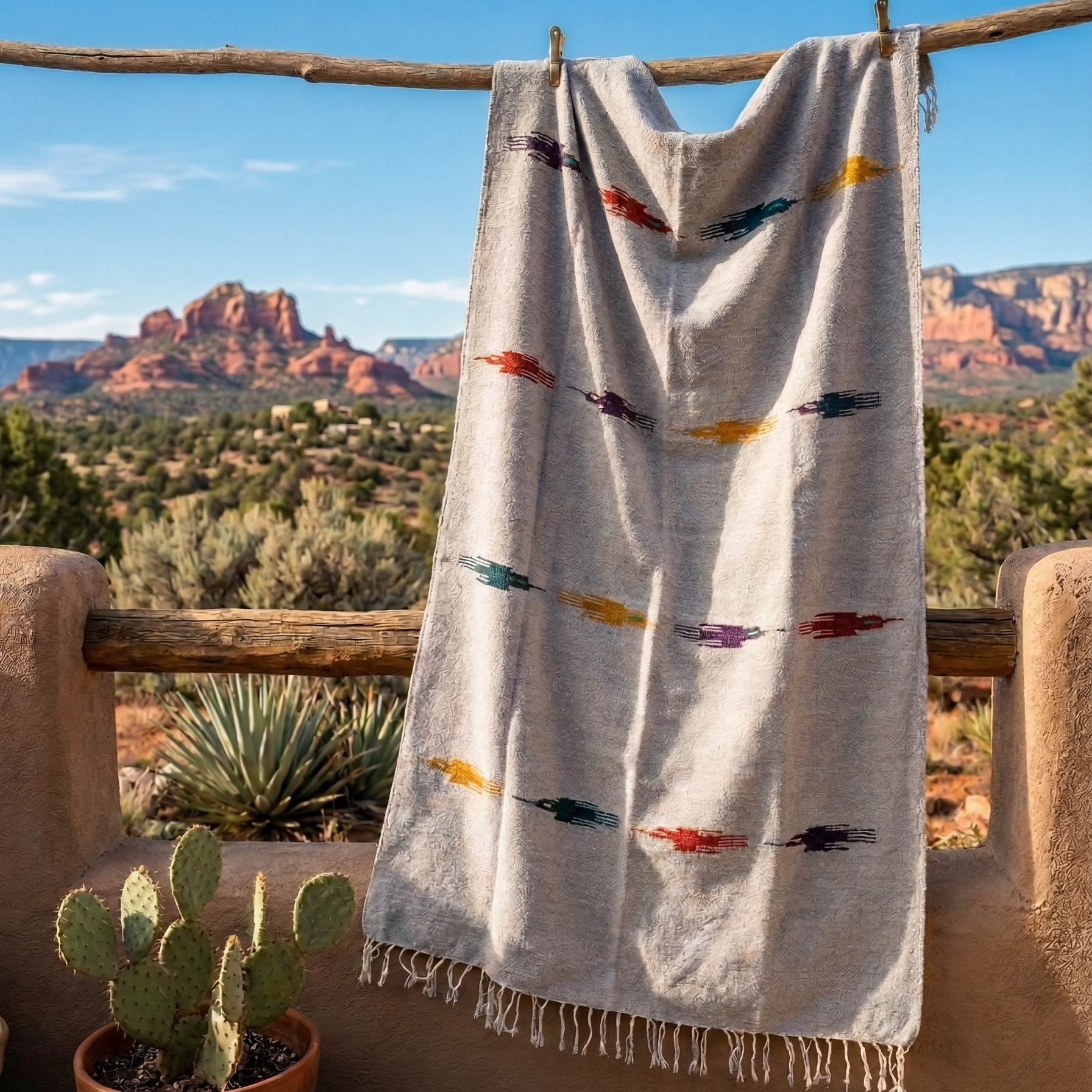 Heather Grey Baja Thunderbird Blanket - OVERLANDERS Outfitter