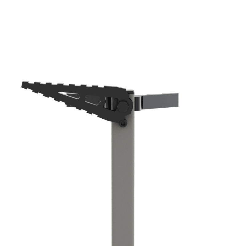 Novix Outdoors single-step climbing sticks for treestands, showing a close-up of the sturdy, lightweight climbing stick for hunting.