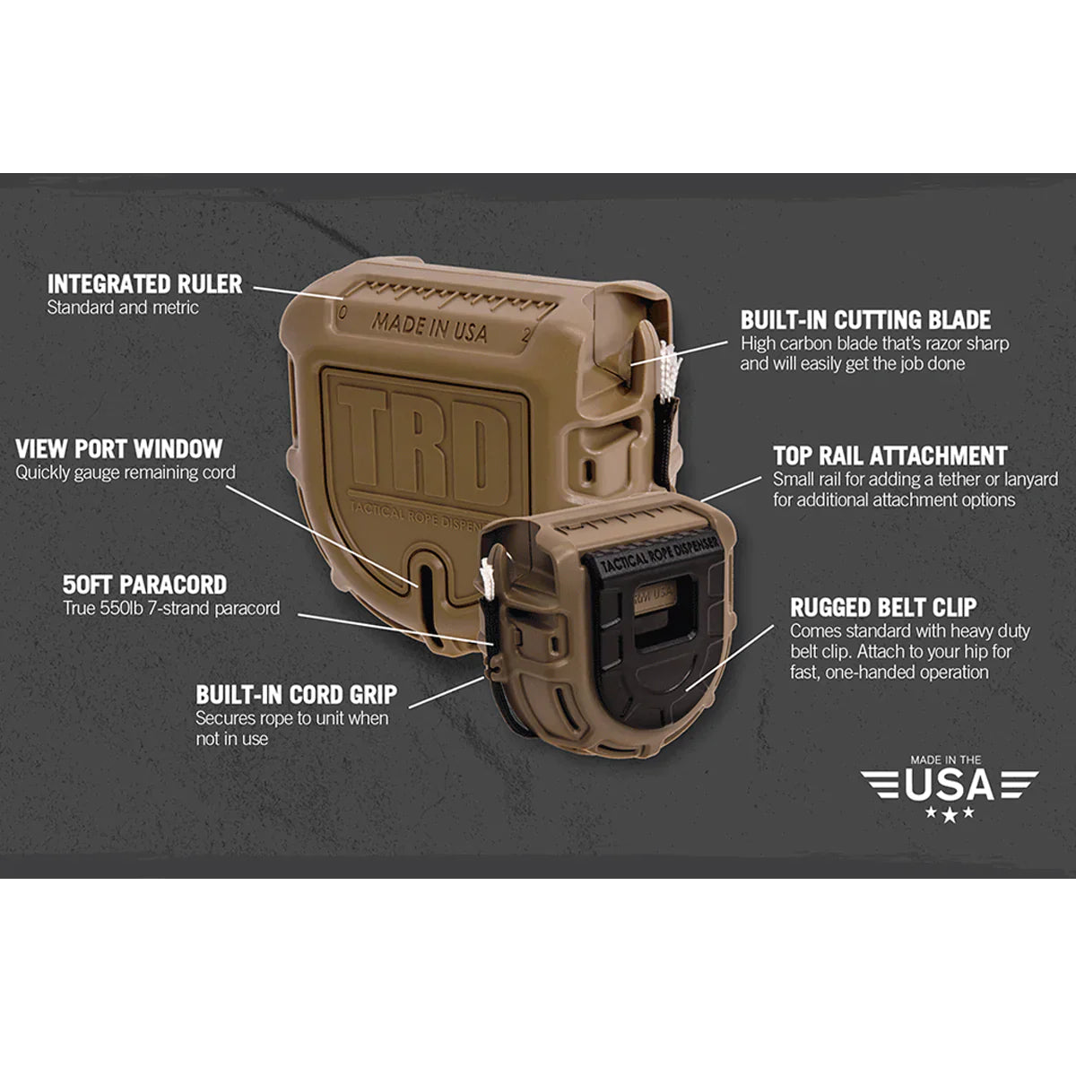 Atwood Rope Tactical Rope Dispenser - OVERLANDERS Outfitter