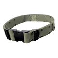 Authentic USGI ALICE web belt with metal buckle and adjustable strap, designed for military-style utility and durability.