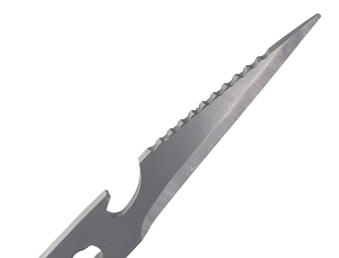 Onethiefsurplus 8-inch stainless steel kitchen scissors designed for camping and hiking, featuring durable blades and ergonomic handles.