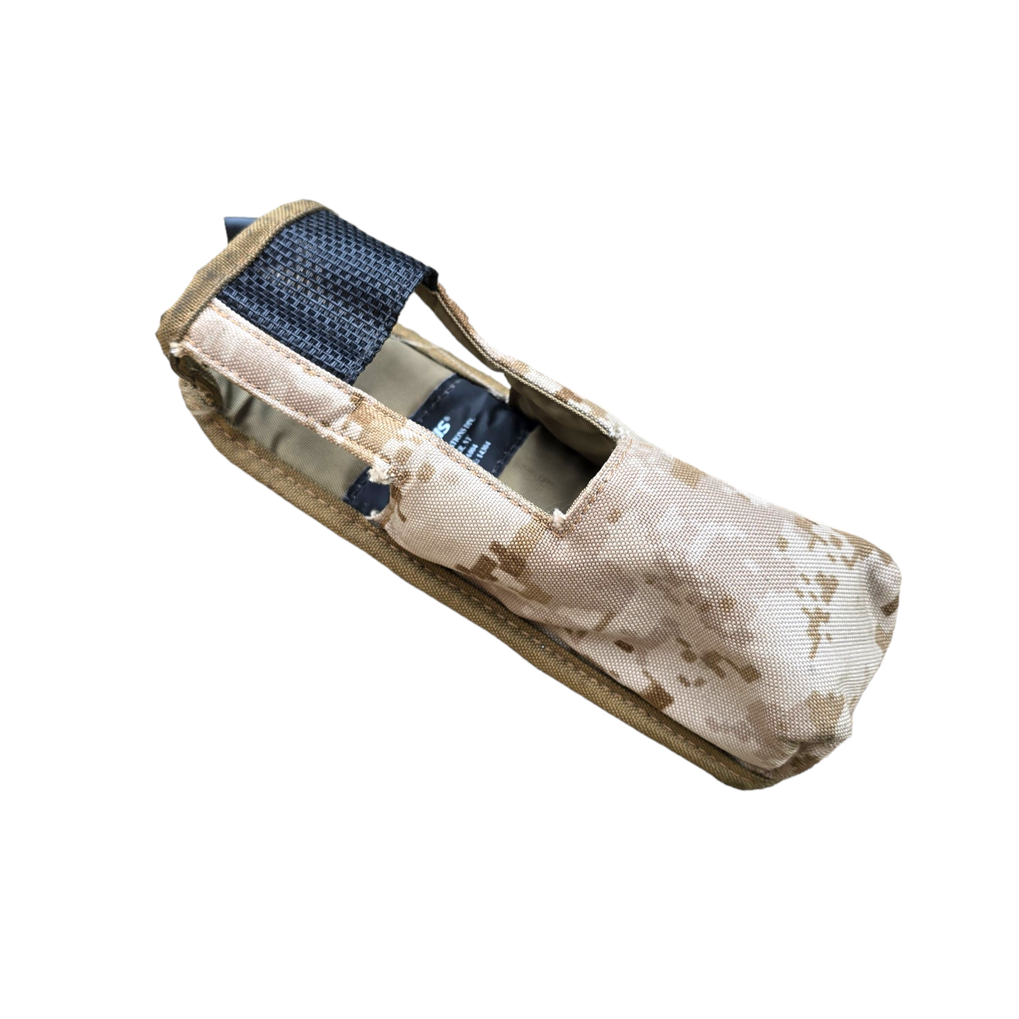 Onethiefsurplus AOR1 Harris Radio Pouch for camping and hiking, durable nylon pouch with secure closure for radio gear.