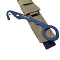 Onethiefsurplus Benchmade strap cutter for camping and hiking, featuring a compact design with a sharp blade for cutting straps and cords.